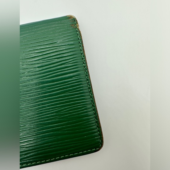 LV green epi card holder wallet - Picture 4 of 9